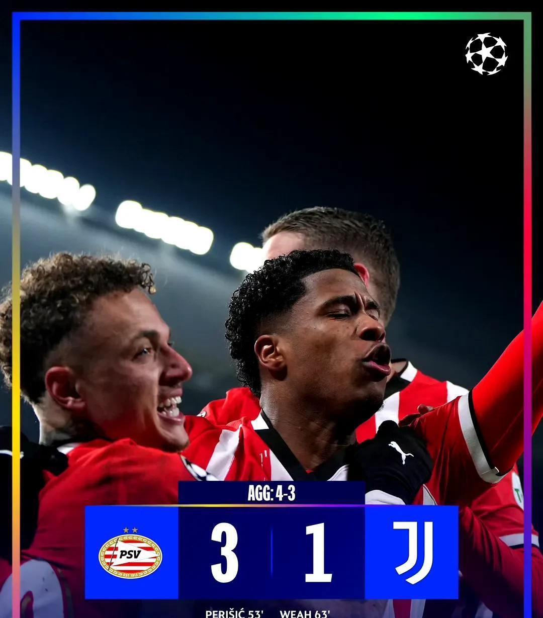 尤文图斯主场复仇,逆转巴黎成功 尤文图斯主场复仇,逆转巴黎成功