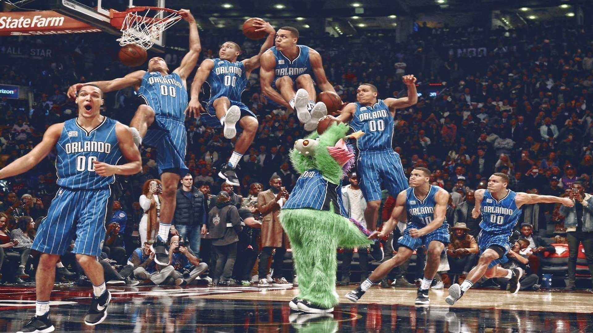 NBA季后赛焦点战，火箭老鹰上演世纪对决肉搏战